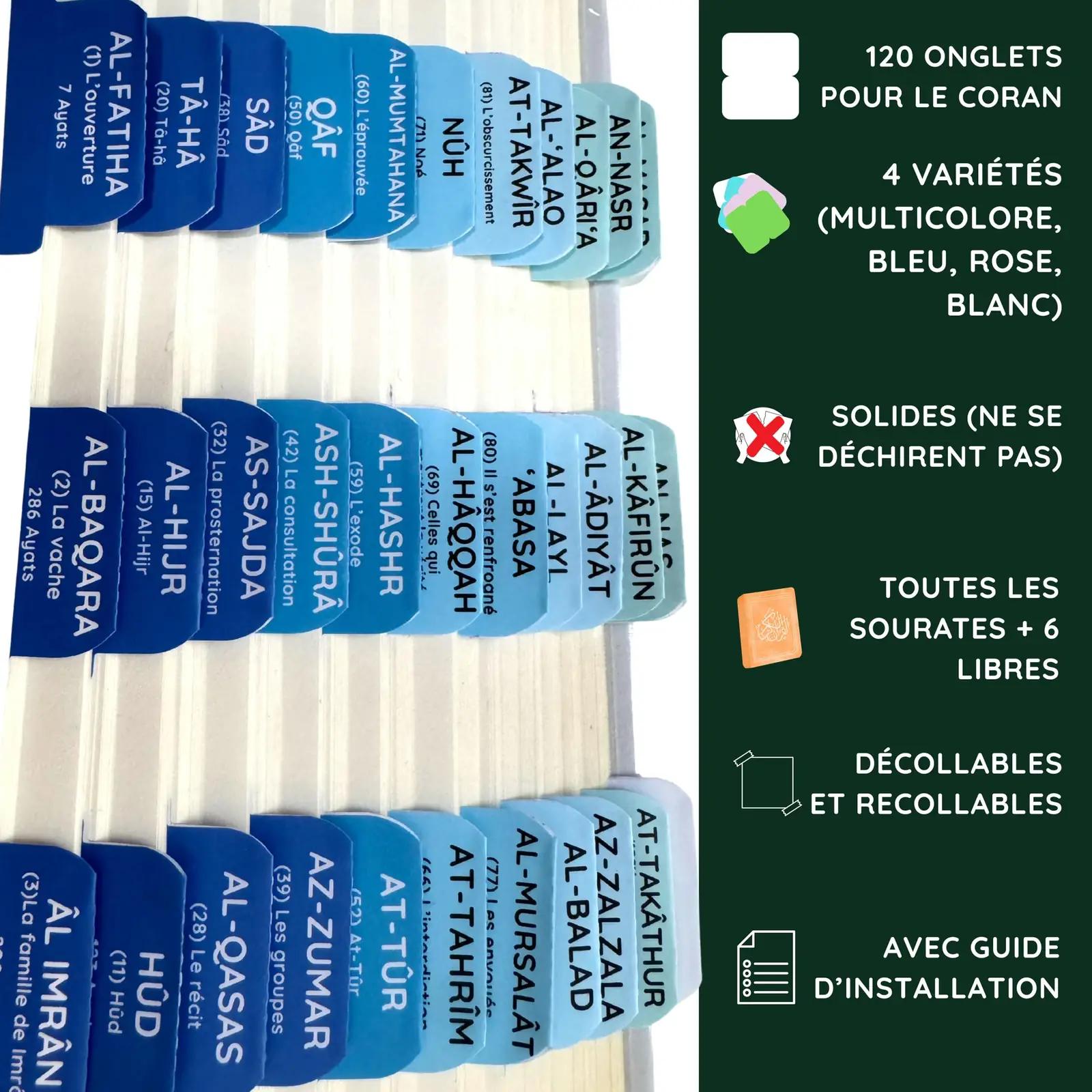 Zikr elegantne Koraani registertab kinnitustega — lugemise – lisavaade