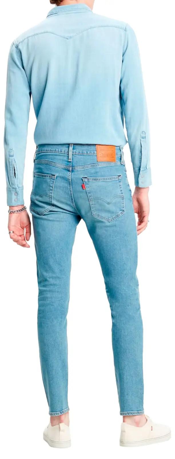 Levi’s mugav ja vastupidav tapered slim teksapüksid – detailne vaade