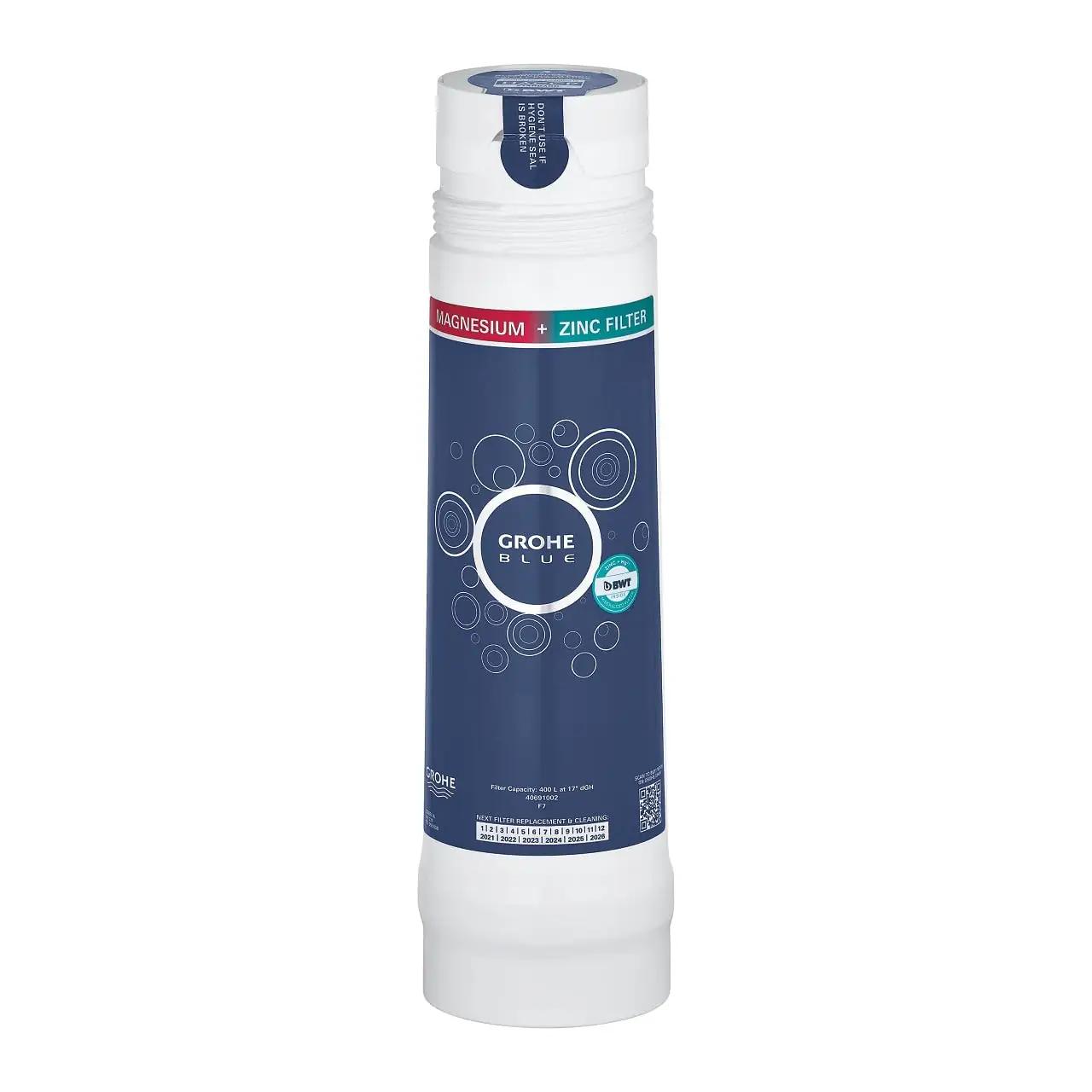 GROHE joogivee filter — magneesiumi ja tsingi lisand – pakend ja tarvikud