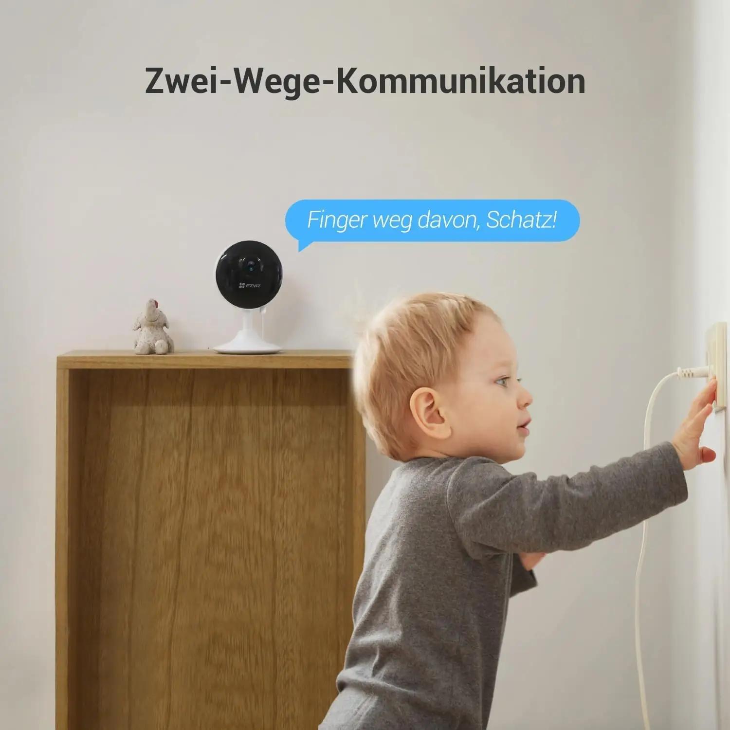 EZVIZ siseruumide 1080p turvakaamera komplekt — magnetjalad – pakend ja tarvikud