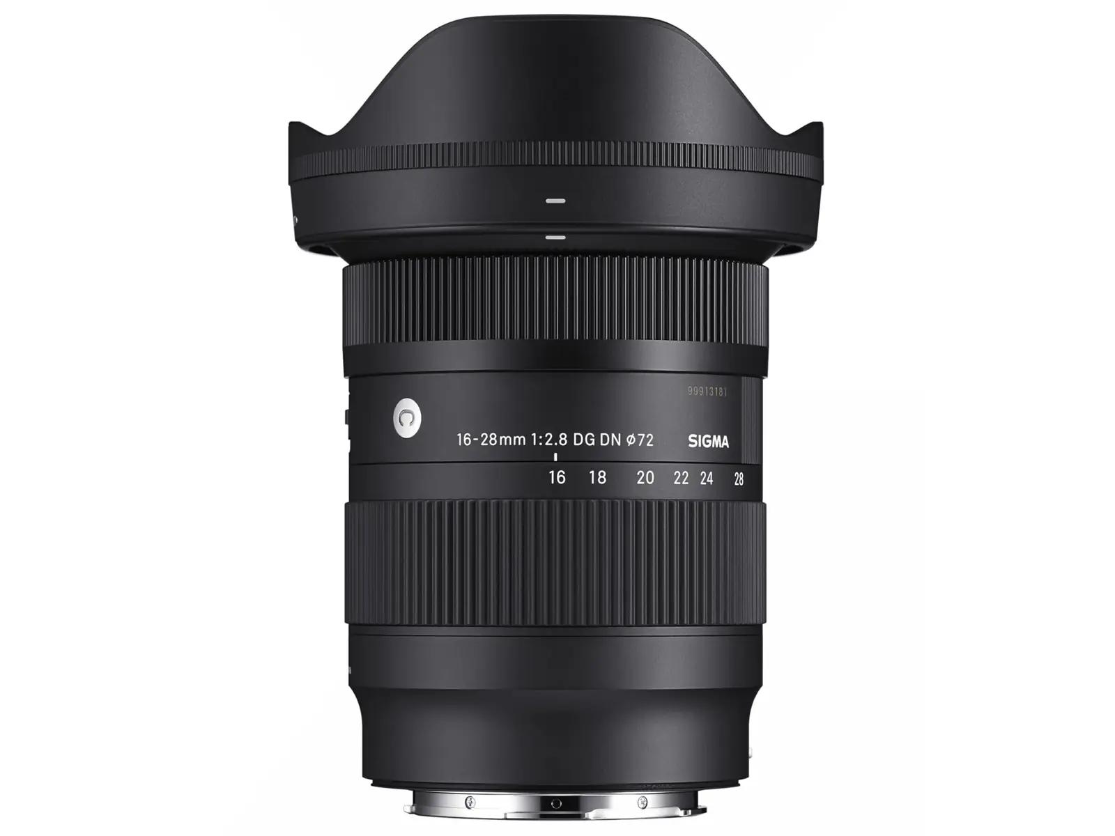 Sigma kvaliteetne 16–28mm F2.8 objektiiv Sony E-kinnitusele