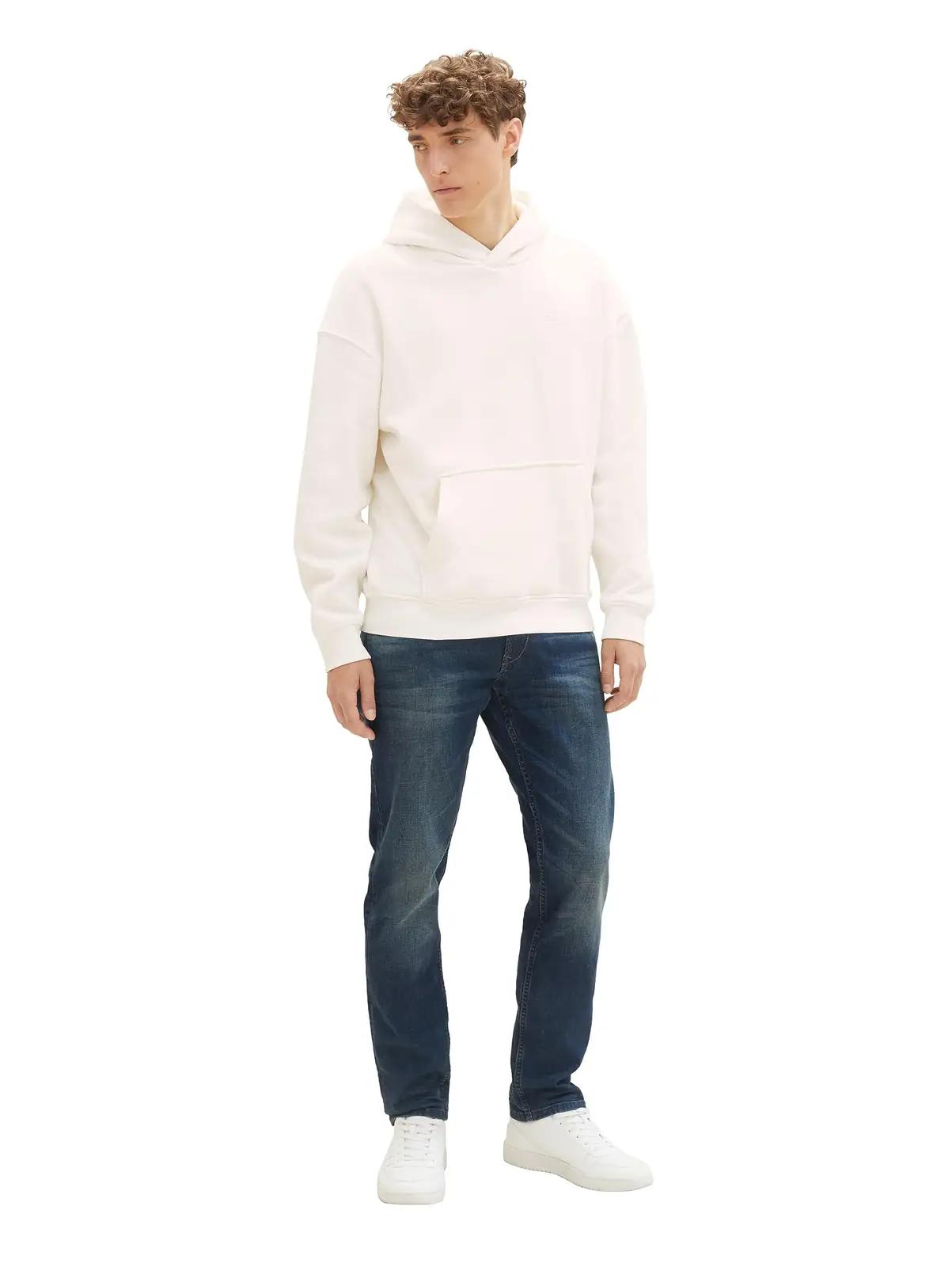 TOM TAILOR Denim mugavad slim teksad – tume stone wash – pilt 6