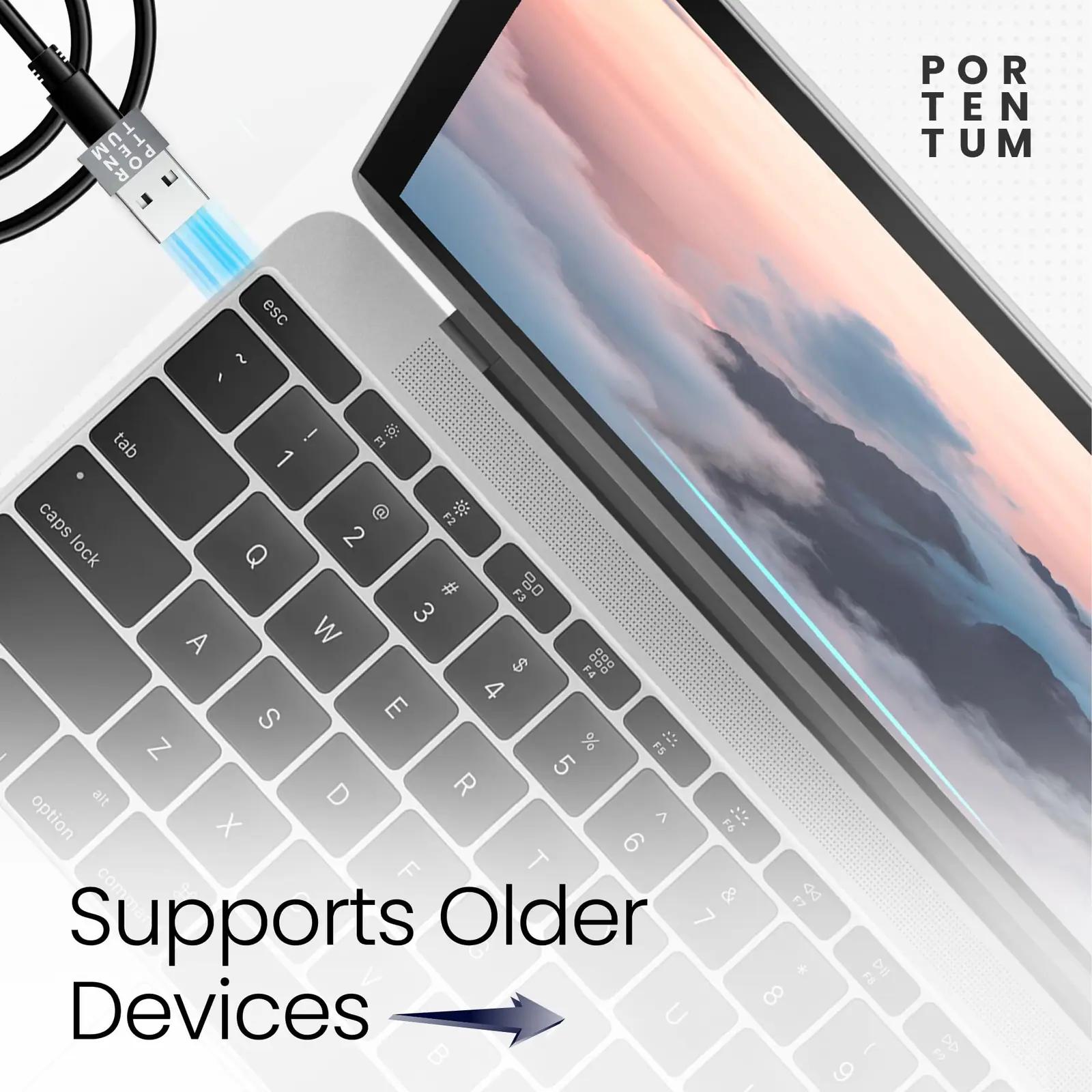 PORTENTUM vastupidav Zink USB‑C adapter – kerge ja kompaktne – pilt 6