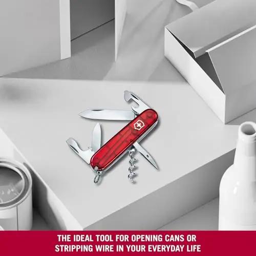Victorinox punane Spartan taskunuga — vastupidav ja mitmekülgne – kasutusnäide