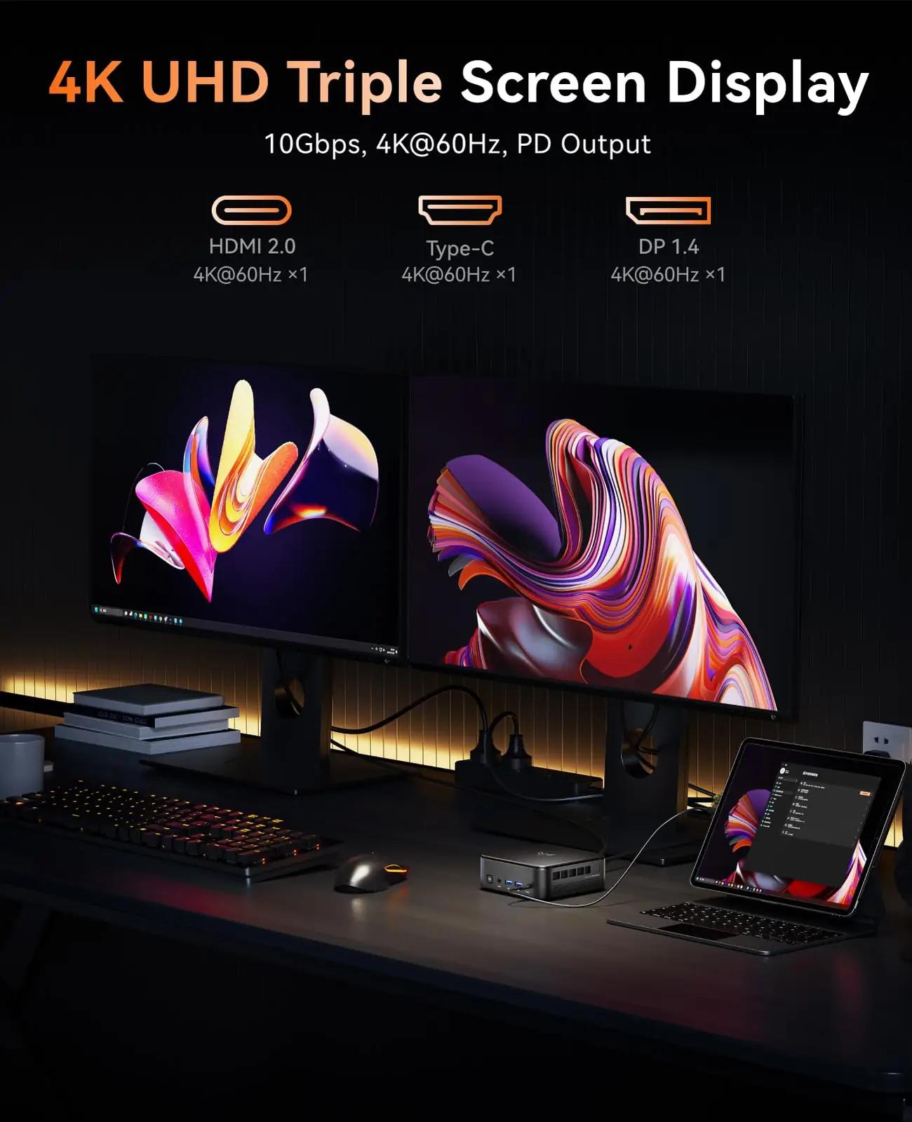 NiPoGi nutikas mini-PC — vastupidav ja kompaktne kodu- ja – lisavaade