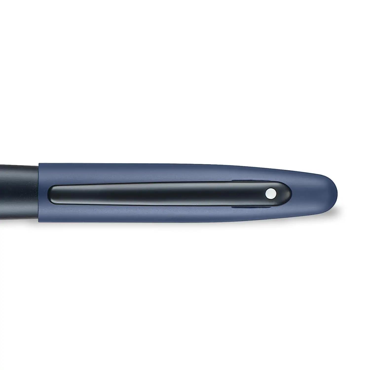 Sheaffer premium messingsulestik – mattsinine kirjutuskingitus – kasutusnäide