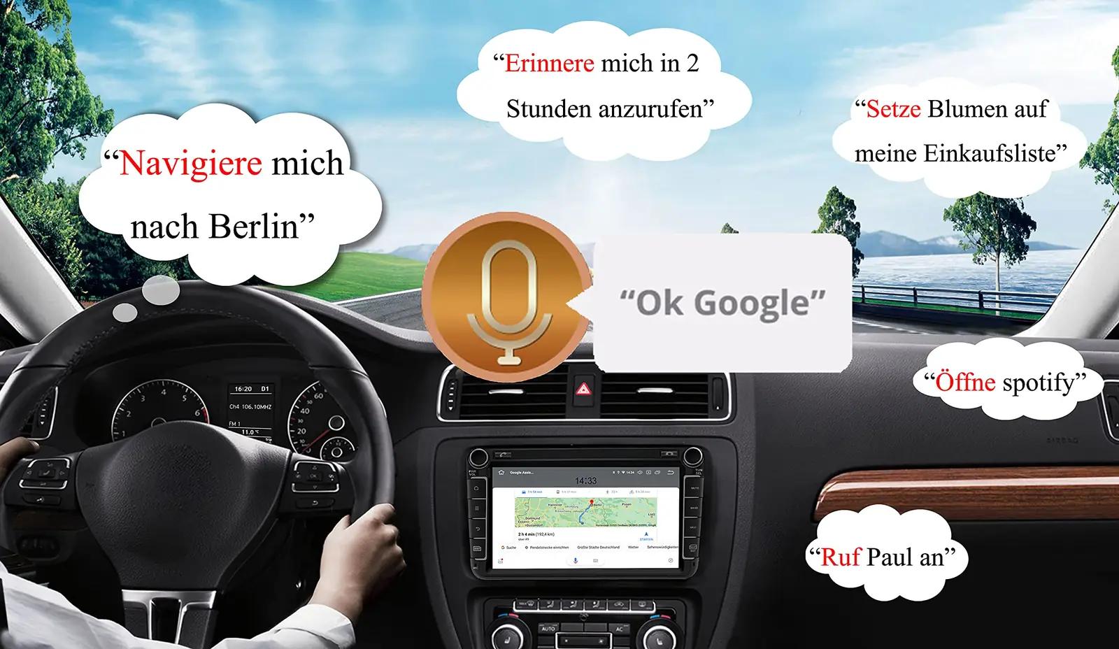 M.I.C. Android 13 autoradio 8″ IPS ekraan ja 8G+256G – detailne vaade