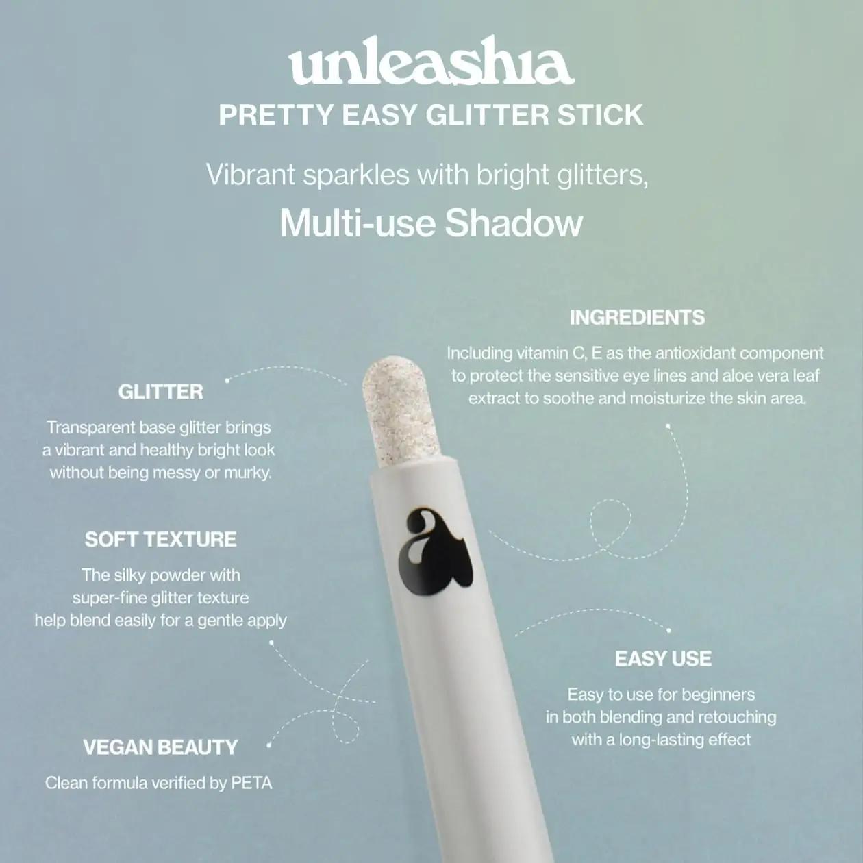 UNLEASHIA sära-lidschatten pintsel — veekindel ja värviküllane – pilt 8