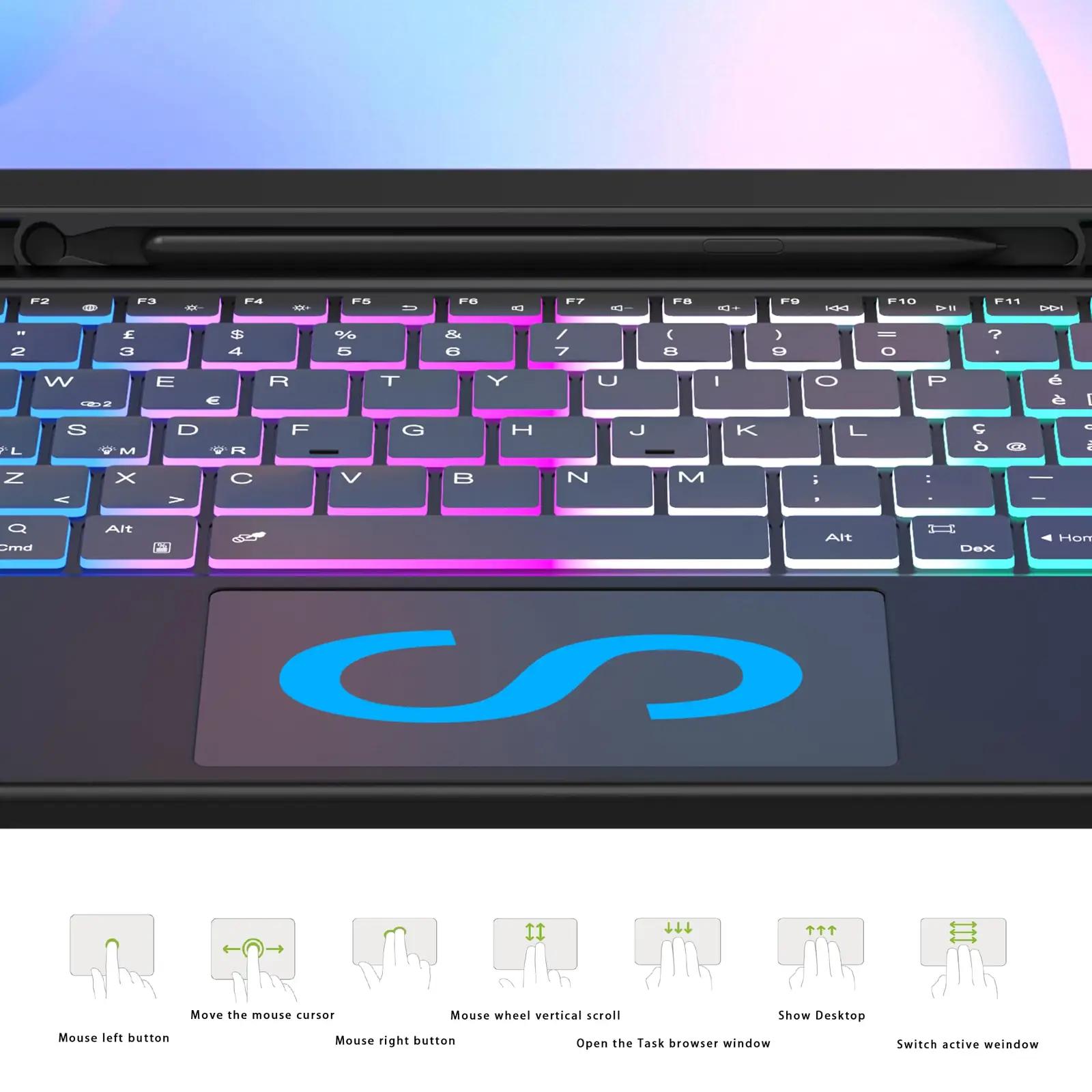 VANKEYPAD kaitsev ümbris-klaviatuur Samsung Tab S10 FE+ 13.1 – pakend ja tarvikud