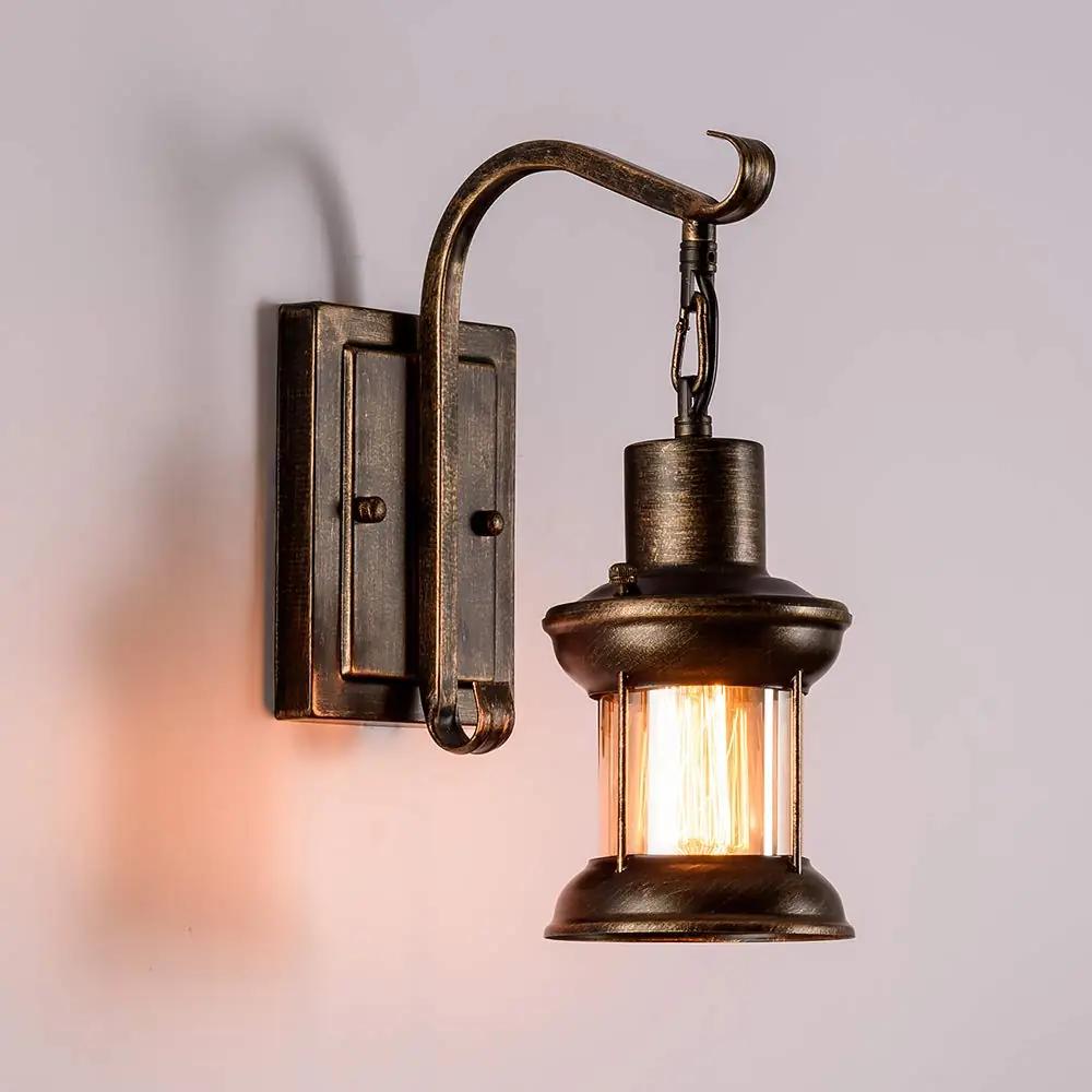 Luling pronksist vintage seinavalgusti – rustikaalne paar – pilt 8