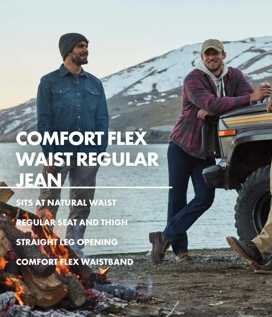 Wrangler Authentics mugav puuvillane meeste teksapüksid – kasutusnäide
