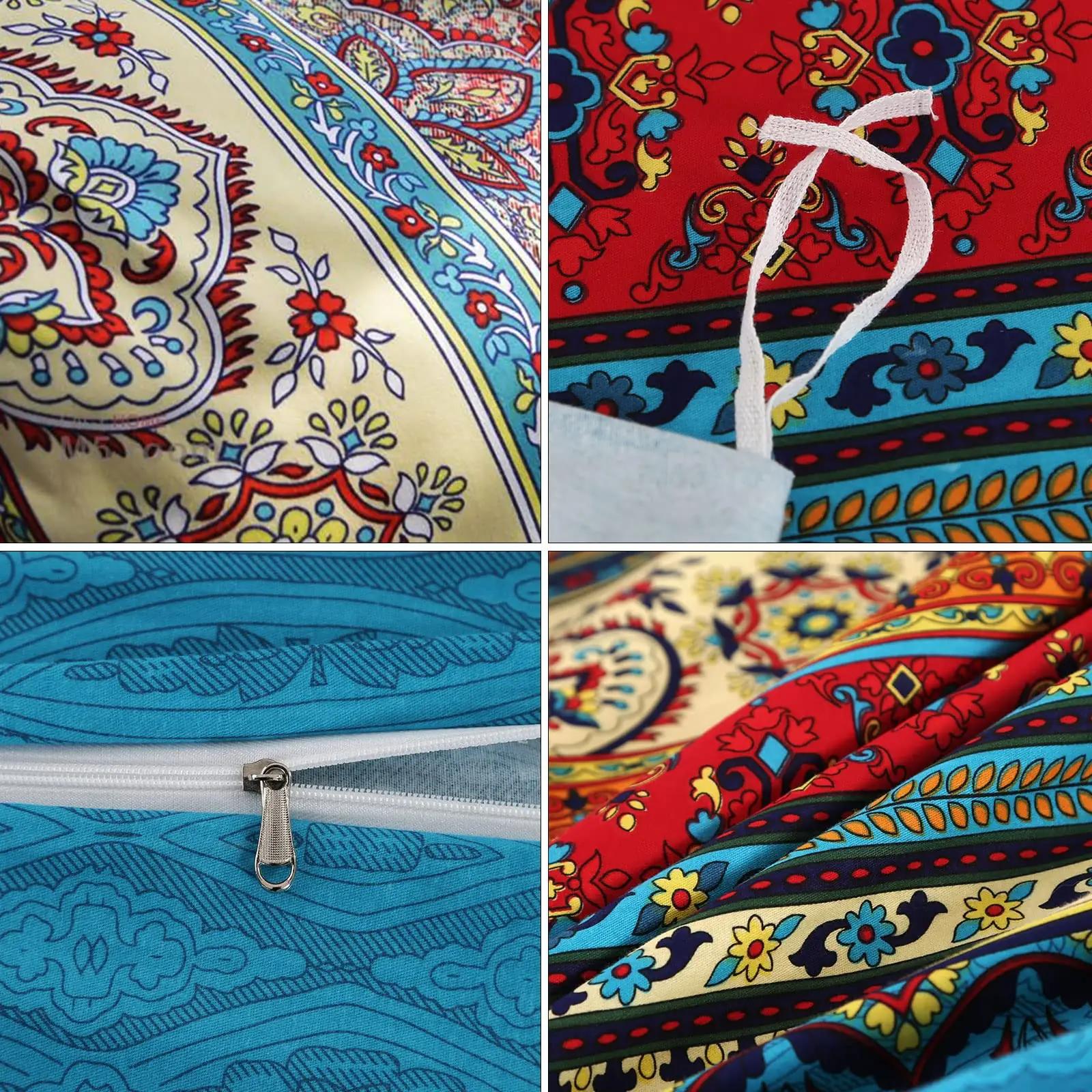 Qucover puuvillane 220×240 boheemlaslik voodipesu komplekt – kasutusnäide