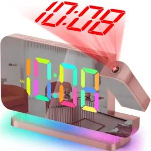 SZELAM SZUK-8853B-RG01 projektsioonkell, 7,4" peegelekraan, RGB-öötuli, USB-C