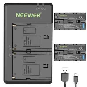NEEWER NW-F970 akud – detailne lähivaade
