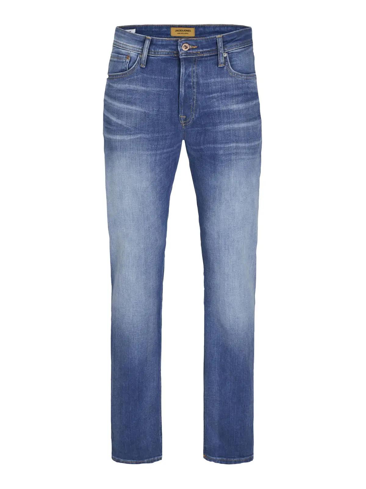 JACK & JONES mugavad puuvillasegusest teksad – detailne vaade