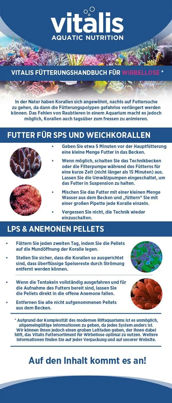 Vitalis Aquatic Nutrition — peen jahvatusega arrecifitoit – kasutusnäide