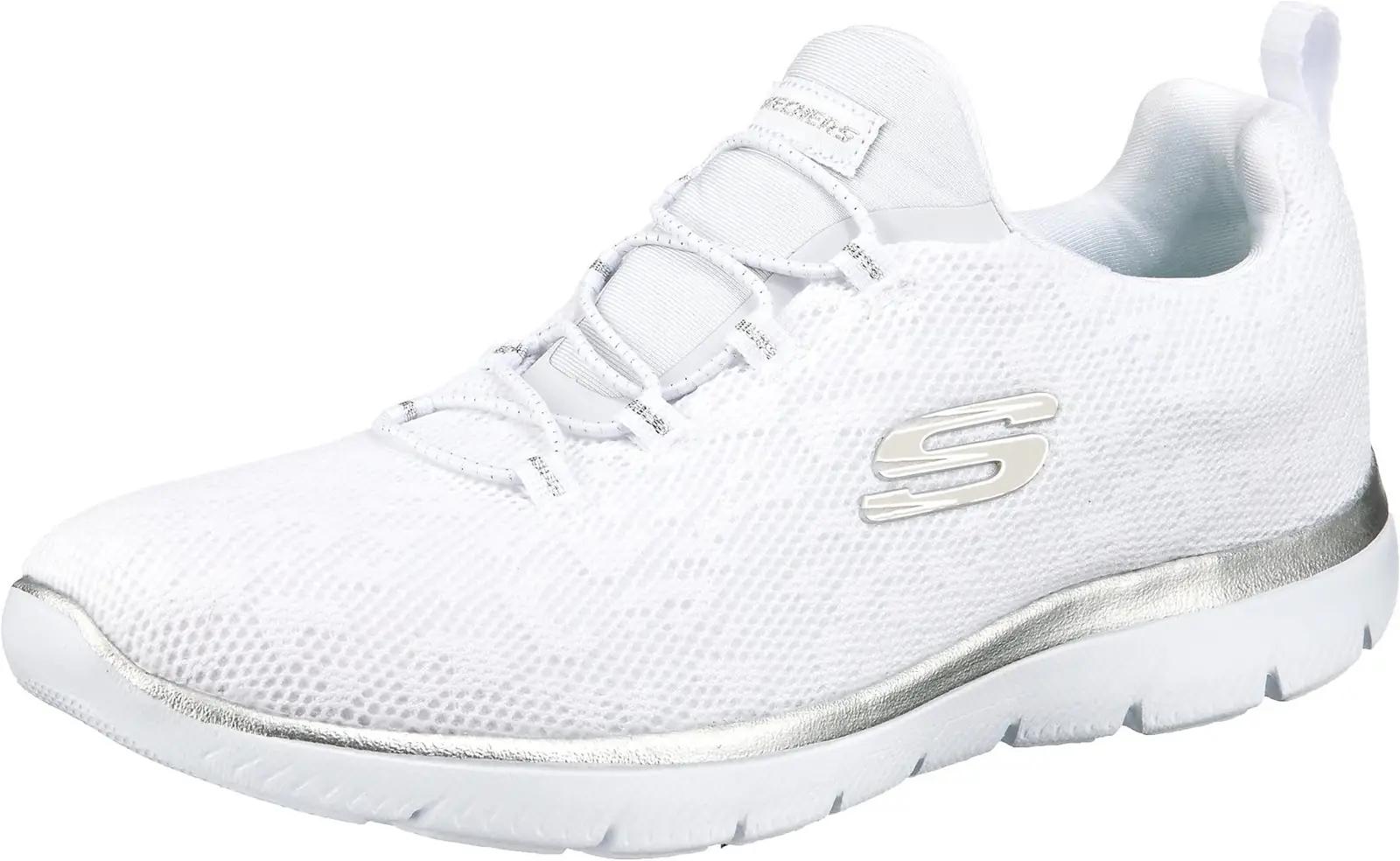 Skechers kerge valge võrkmaterjaliga vabaajalõks 37