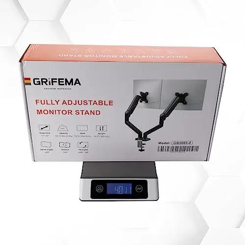GRIFEMA alumiiniumist kahe monitori kinnitus – pilt 10