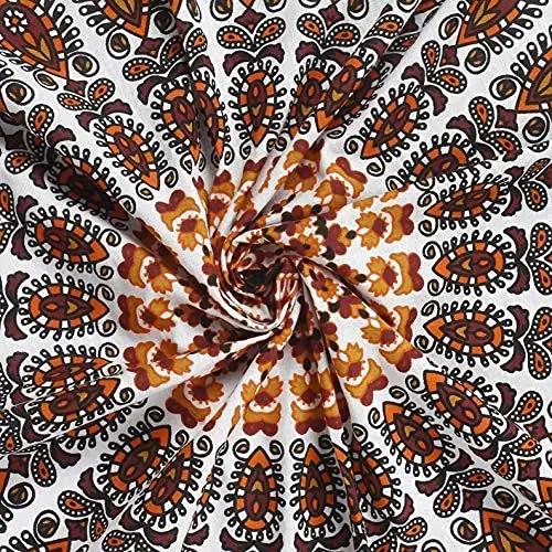 Bless International puuvillane Mandala-tapisserii – boho dekor – detailne vaade