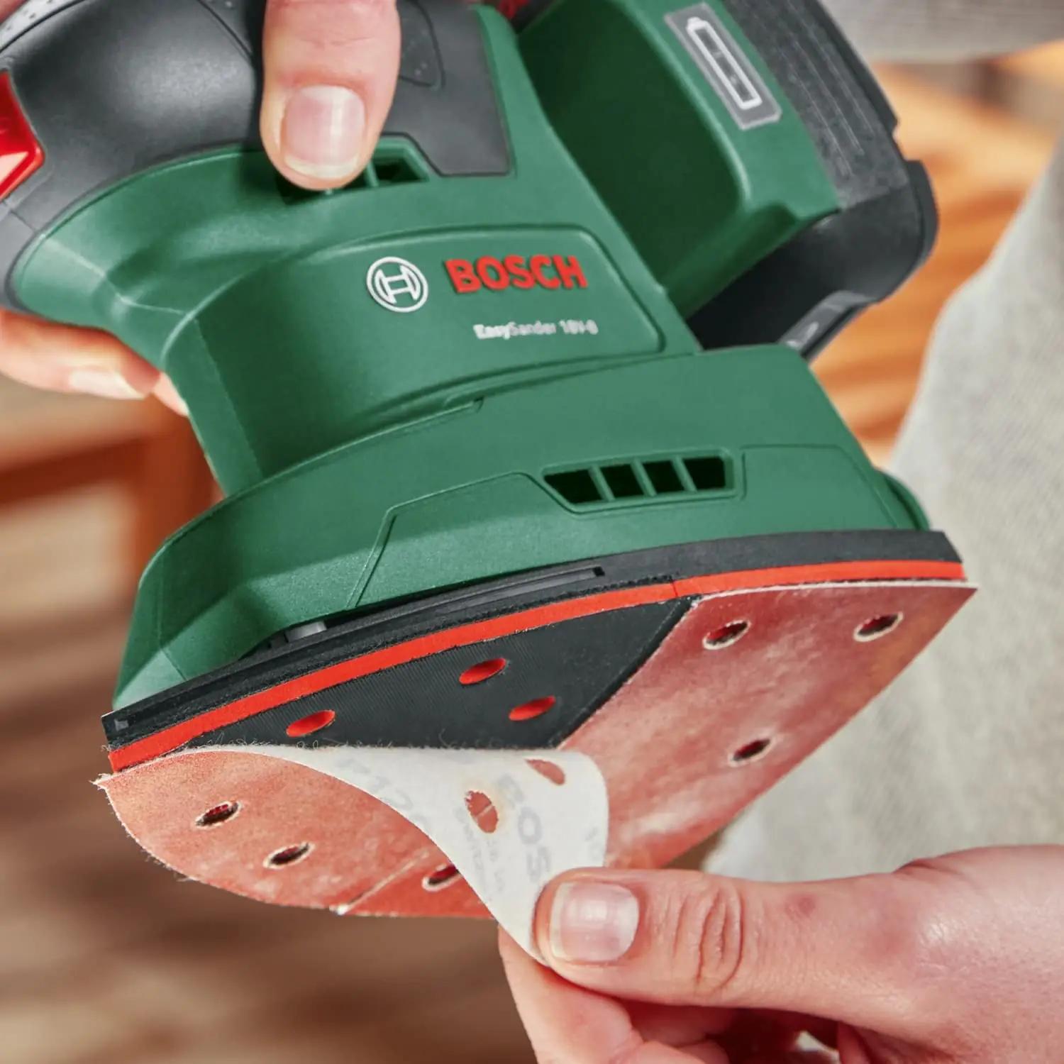 Bosch Easysander 18V — kerge käsitselihvija puidutööks – lisavaade