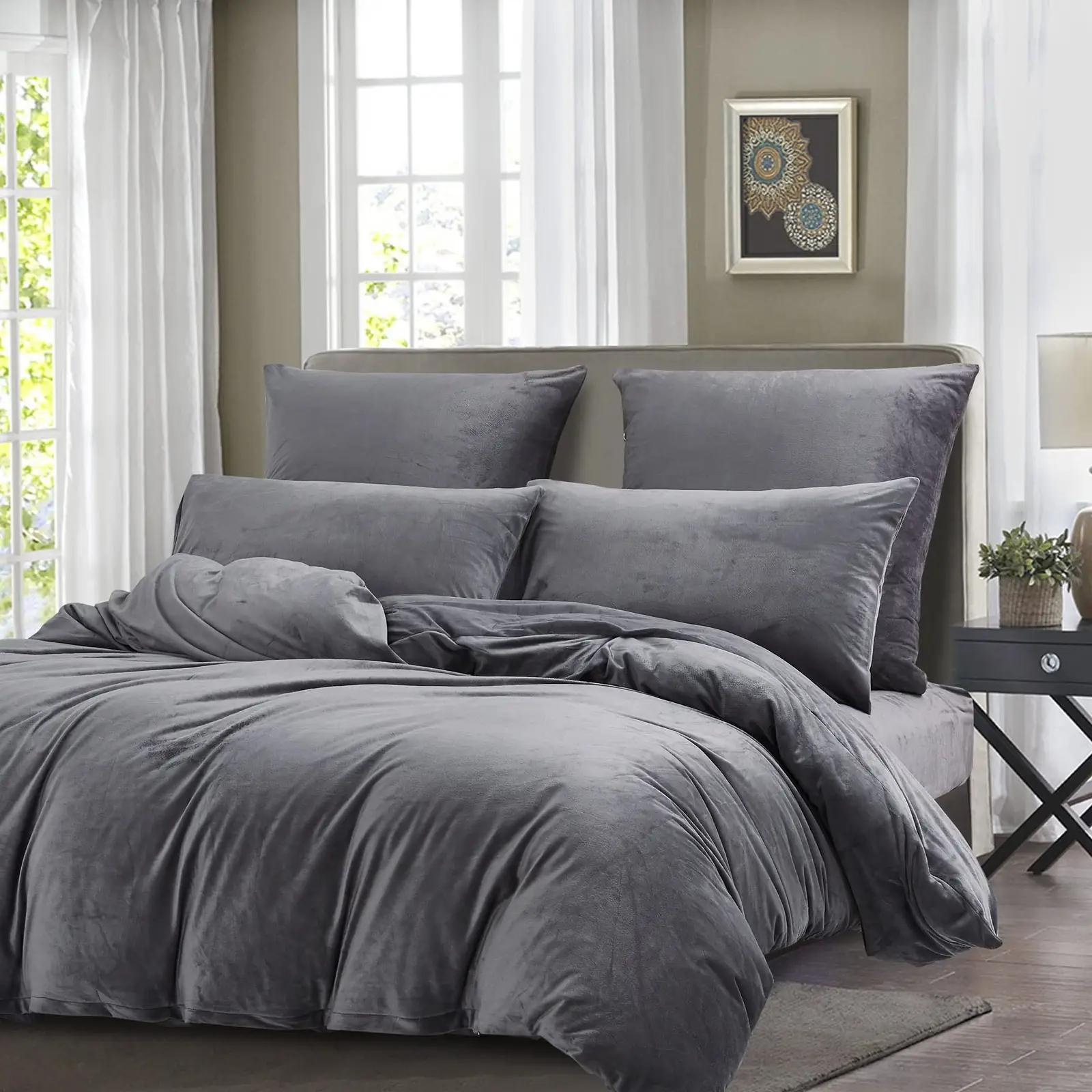 YASMENG pehme flanellvoodipesu 200×200 cm – soe talvevalik – detailne vaade