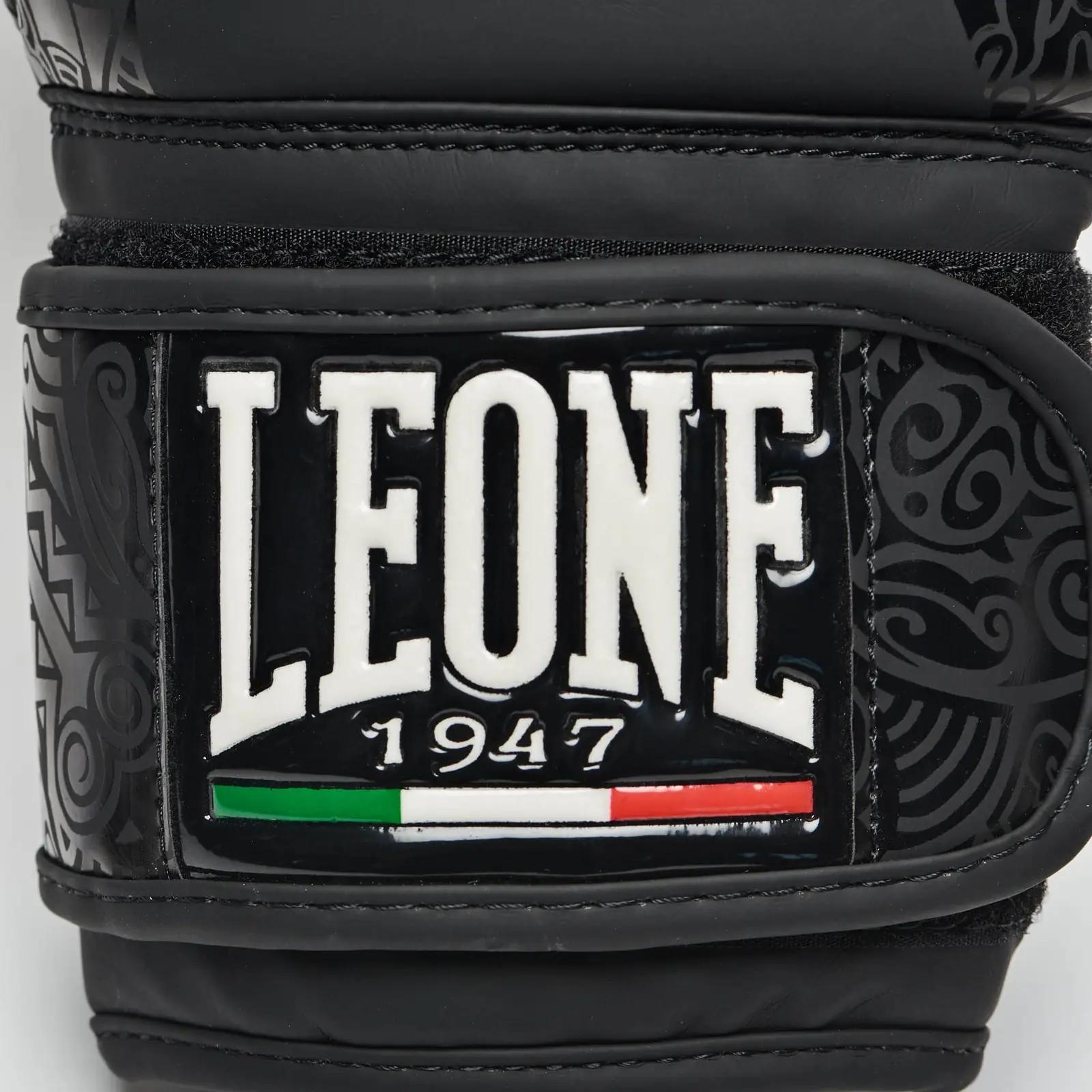 LEONE 1947 vastupidavad maori poksikindad — must 10 OZ – pilt 6