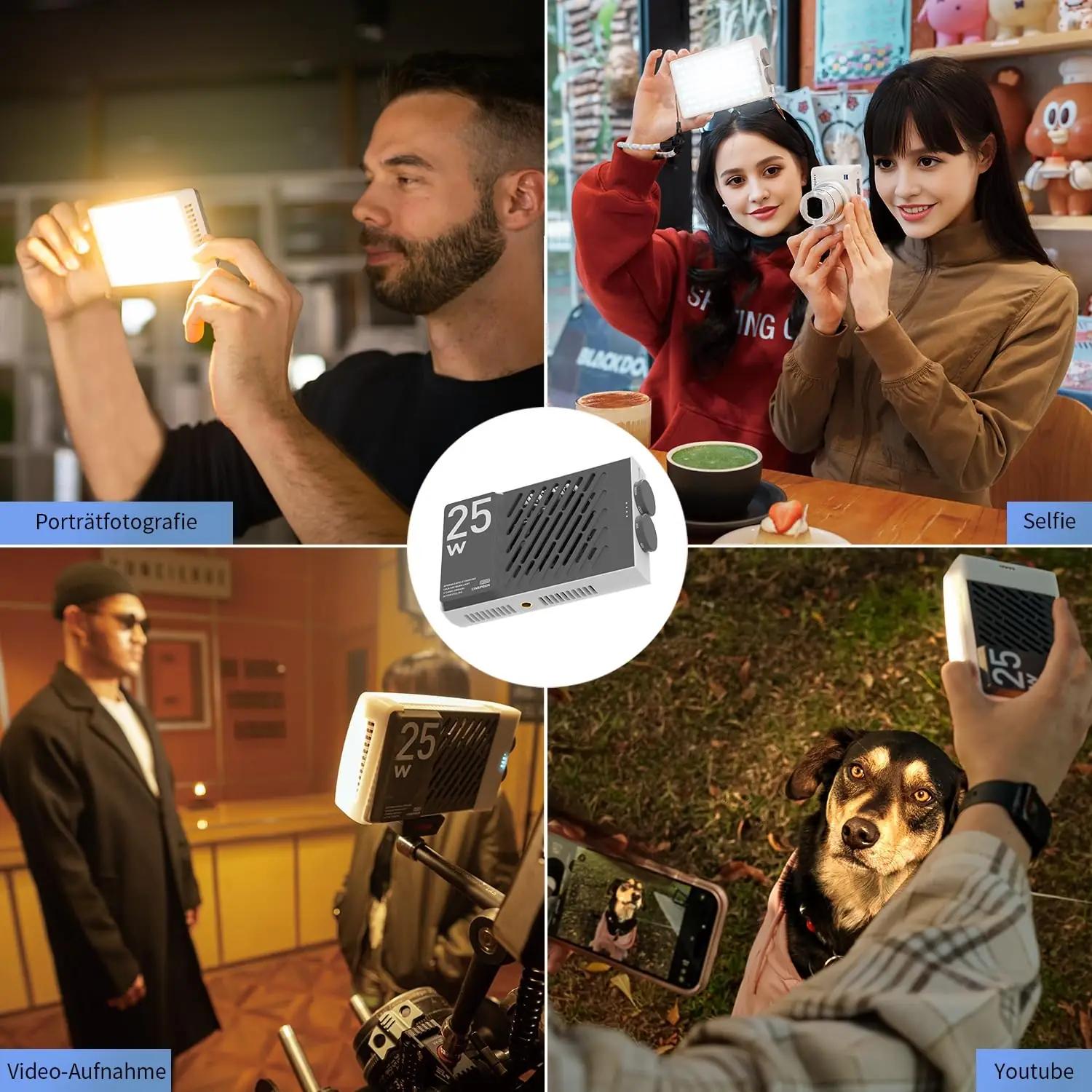 ZHIYUN kerge 25W bi-värvi videotuled – kaasaskantav ja vastupidav – pilt 7
