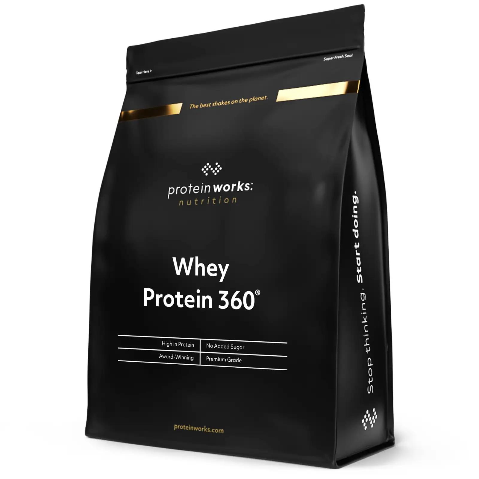 THE PROTEIN WORKS 2.4kg šokolaadine vadakuvalk treeningujärgseks – pakend ja tarvikud