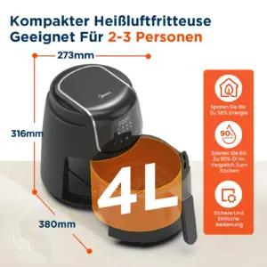 Midea MF-CN40C2 õhufritüürid – detailne lähivaade