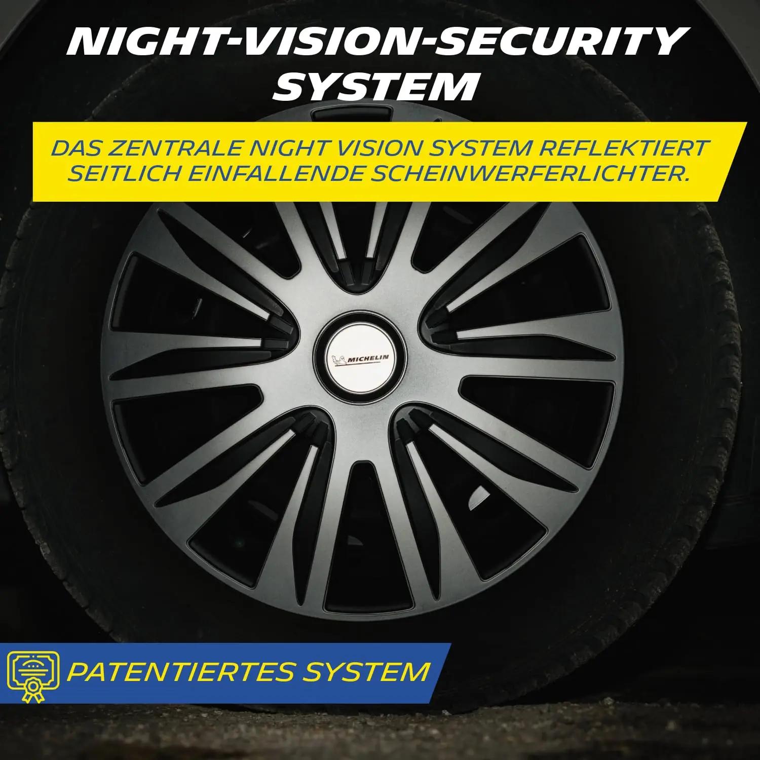 MICHELIN mustad ABS-rattaklapid 15 zoll — universaalne kaitse – kasutusnäide