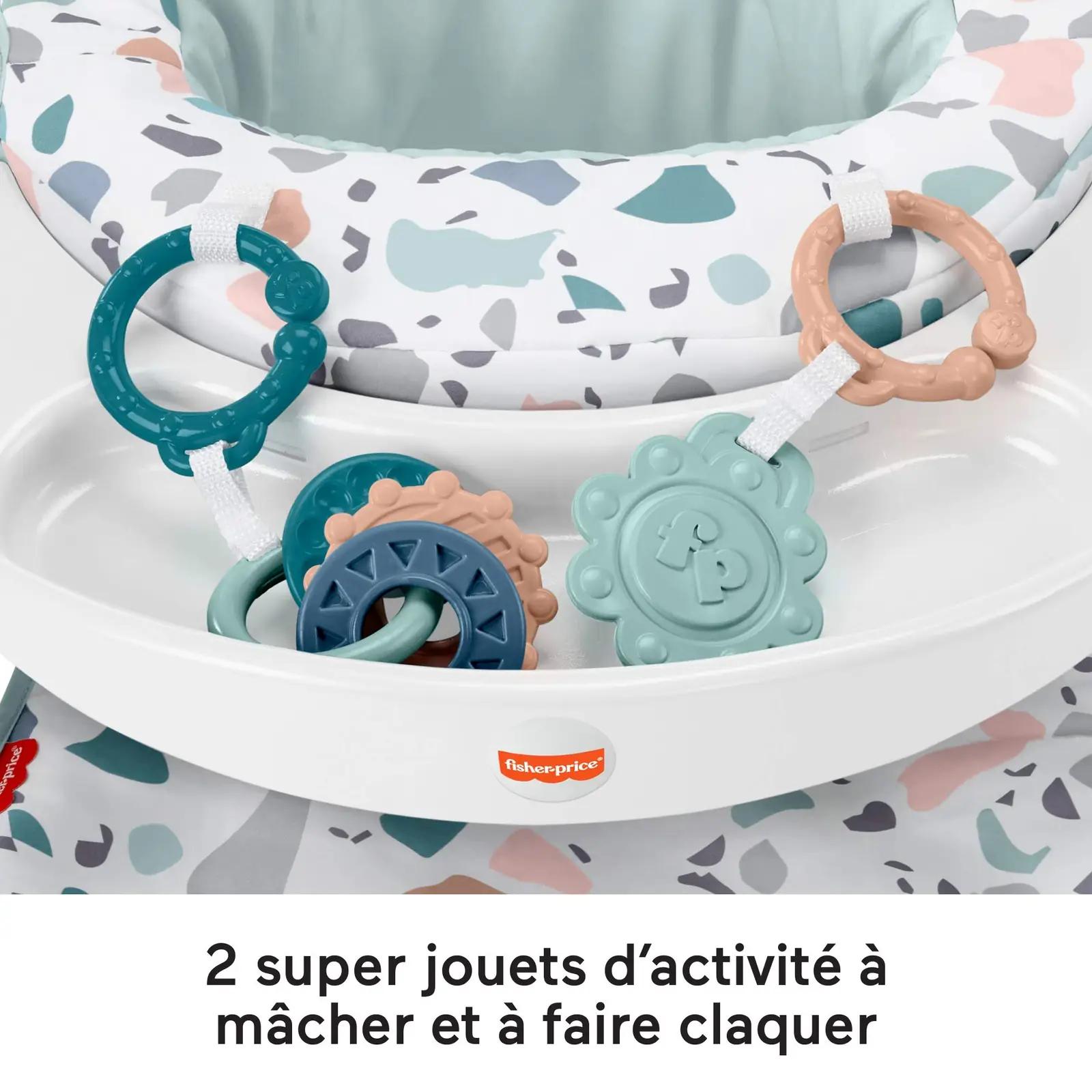 Fisher-Price kaasaskantav lasteiste plastist söögialusega — – pakend ja tarvikud
