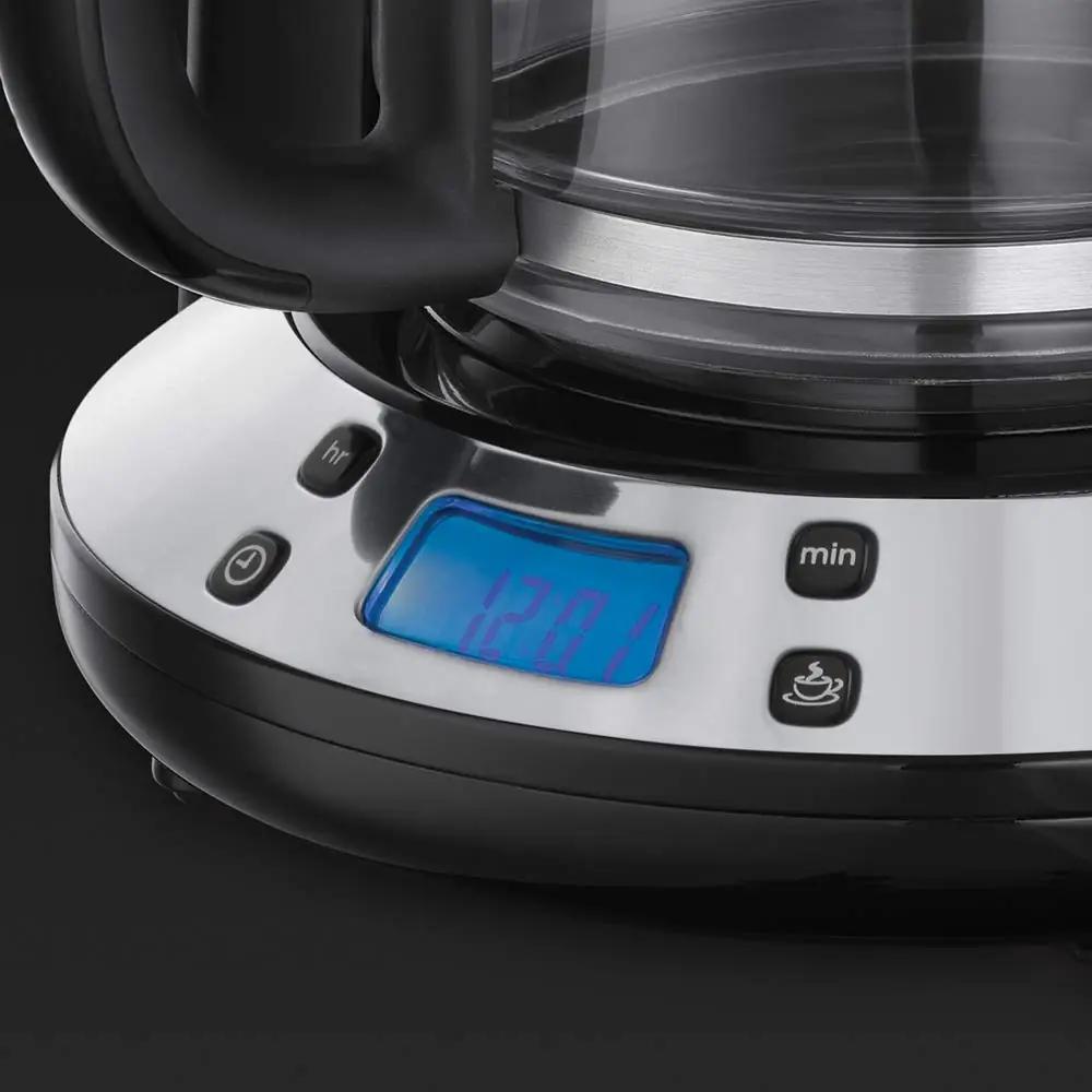Russell Hobbs punane filterkohvimasin — roostevaba – pakend ja tarvikud