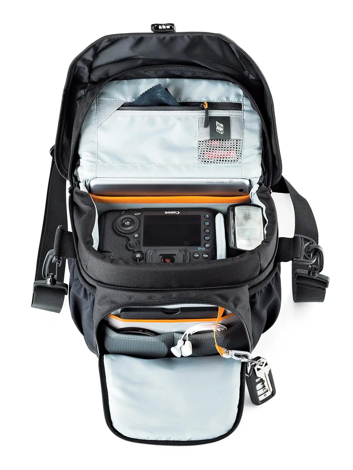 Lowepro kerge polüestrist kaamera-kott — kaitsev ja kompaktne – pilt 6