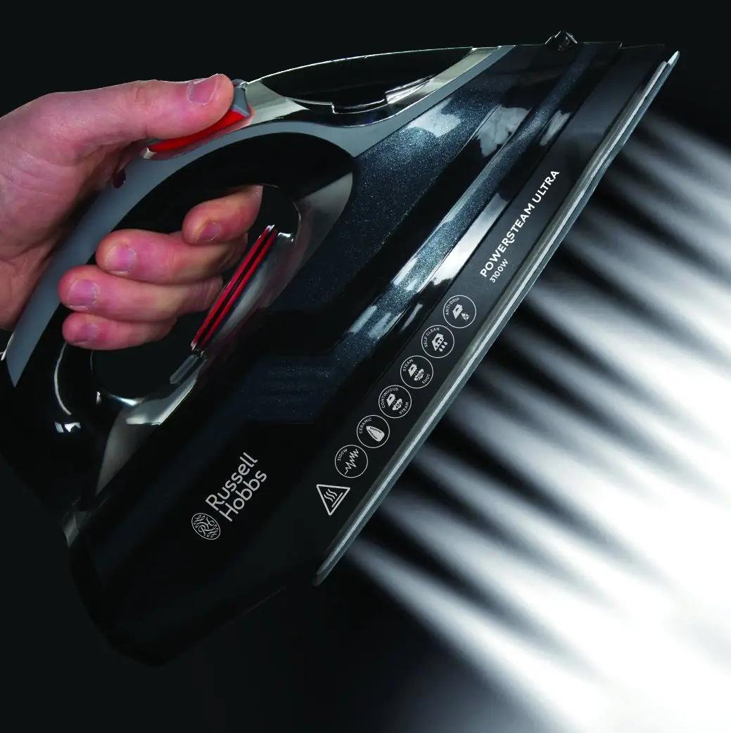 Russell Hobbs võimas aurubügeleja keramikpõhjaga — kiire DIY – kasutusnäide