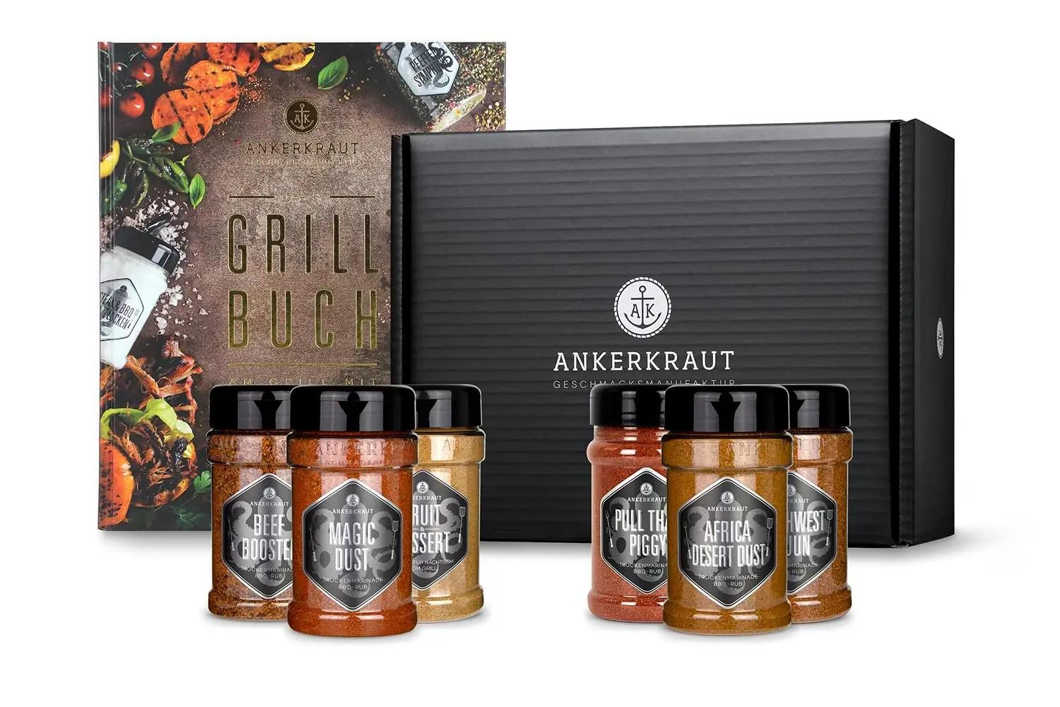 Ankerkraut grillimiskomplekt 1,32 kg — raamatu ja purkidega