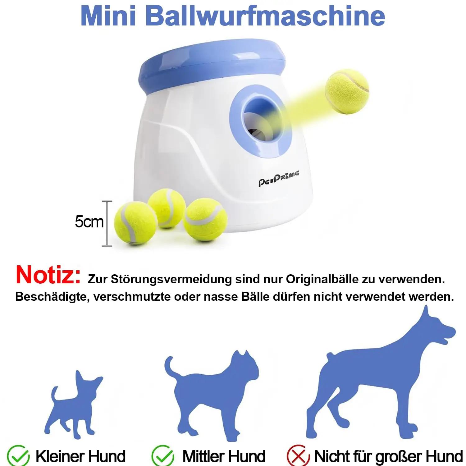 Pet Prime automaatne pallimänguasi — mini stiil – pakend ja tarvikud