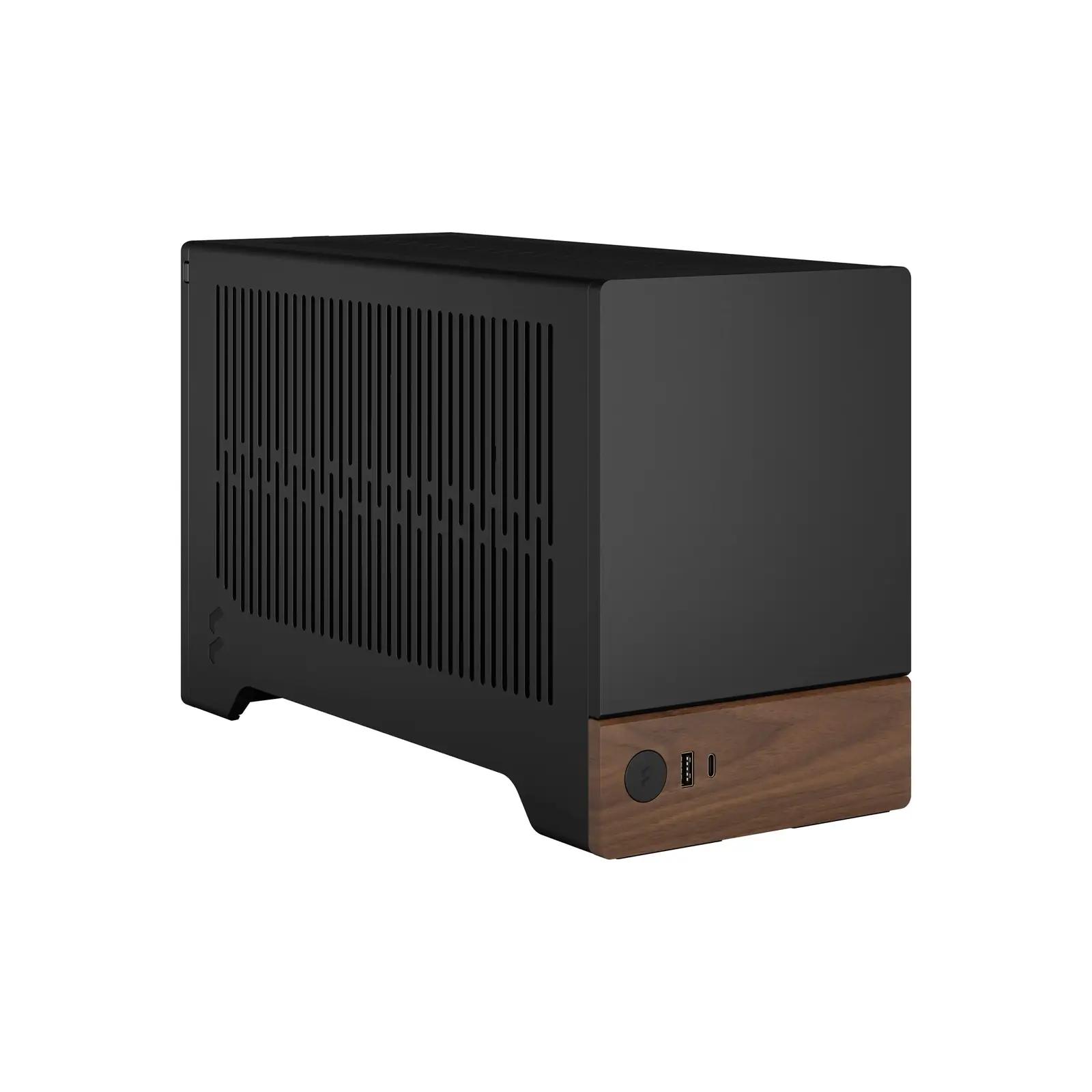 Fractal Design väike mITX korpus puidust eestepaneeliga — – lisavaade