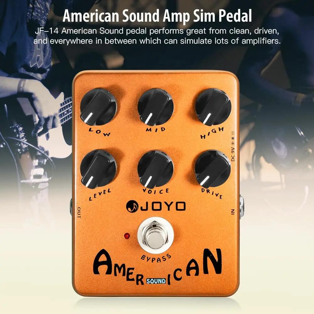 JOYO alumiiniumist amp-simulaator pedaal — soe Ameerika sound – detailne vaade