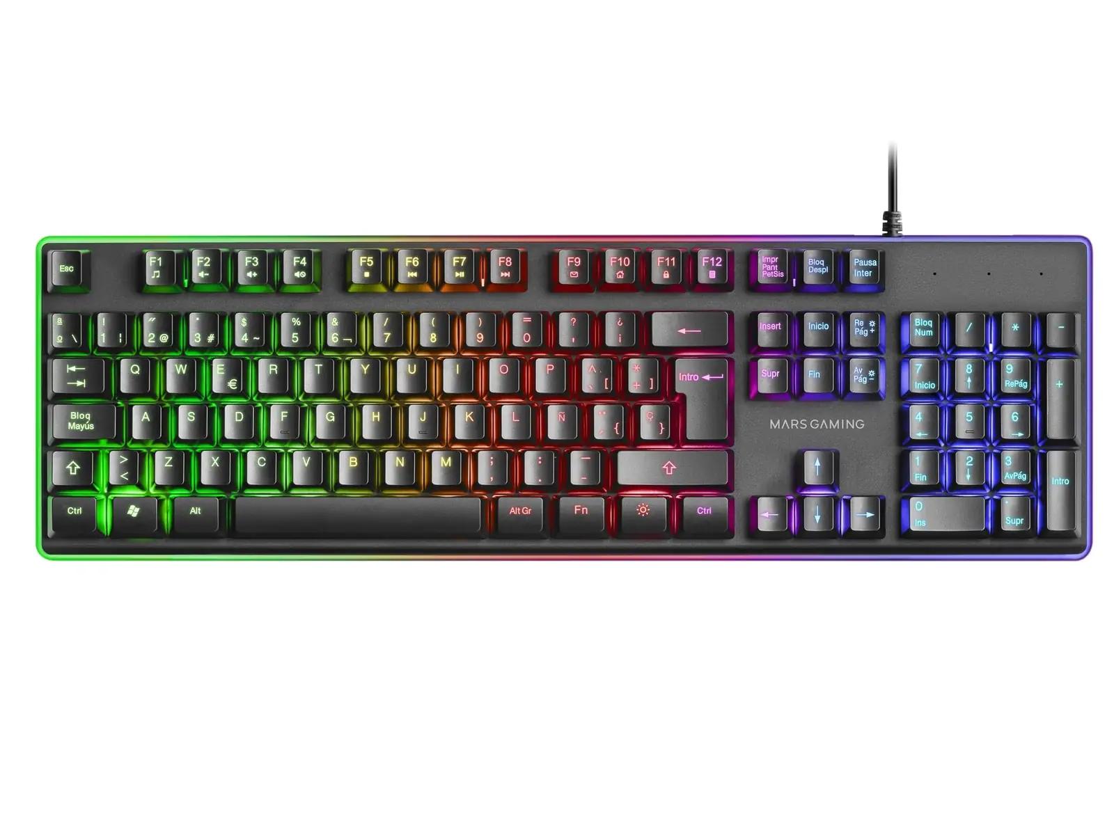 Mars Gaming mängukomplekt: H-Mech FRGB klaviatuur – pilt 7