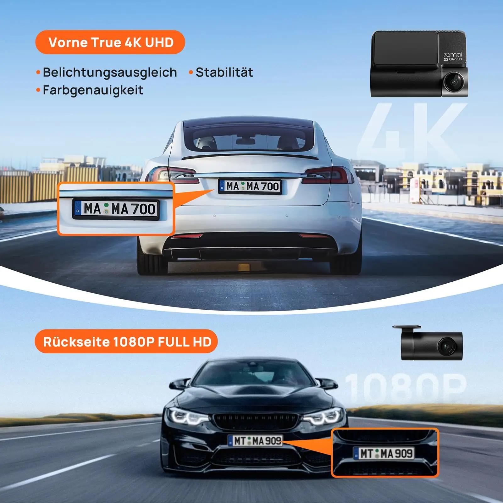 70mai Dash Cam A810 elektroonika ja foto – detailne lähivaade