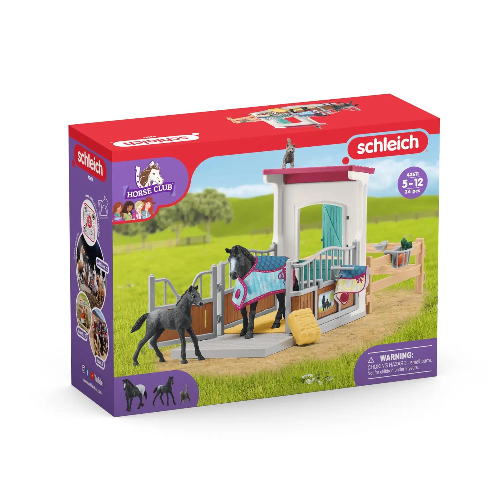 SCHLEICH Hobusetalli mängukomplekt — realistlik plastikust – pilt 8