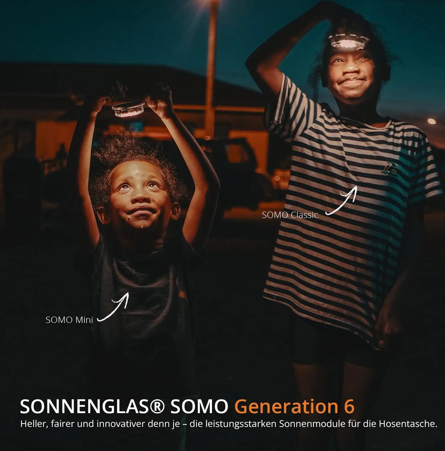 SONNENGLAS Generation6 SOMO Mini päikeseseadmed – detailne lähivaade