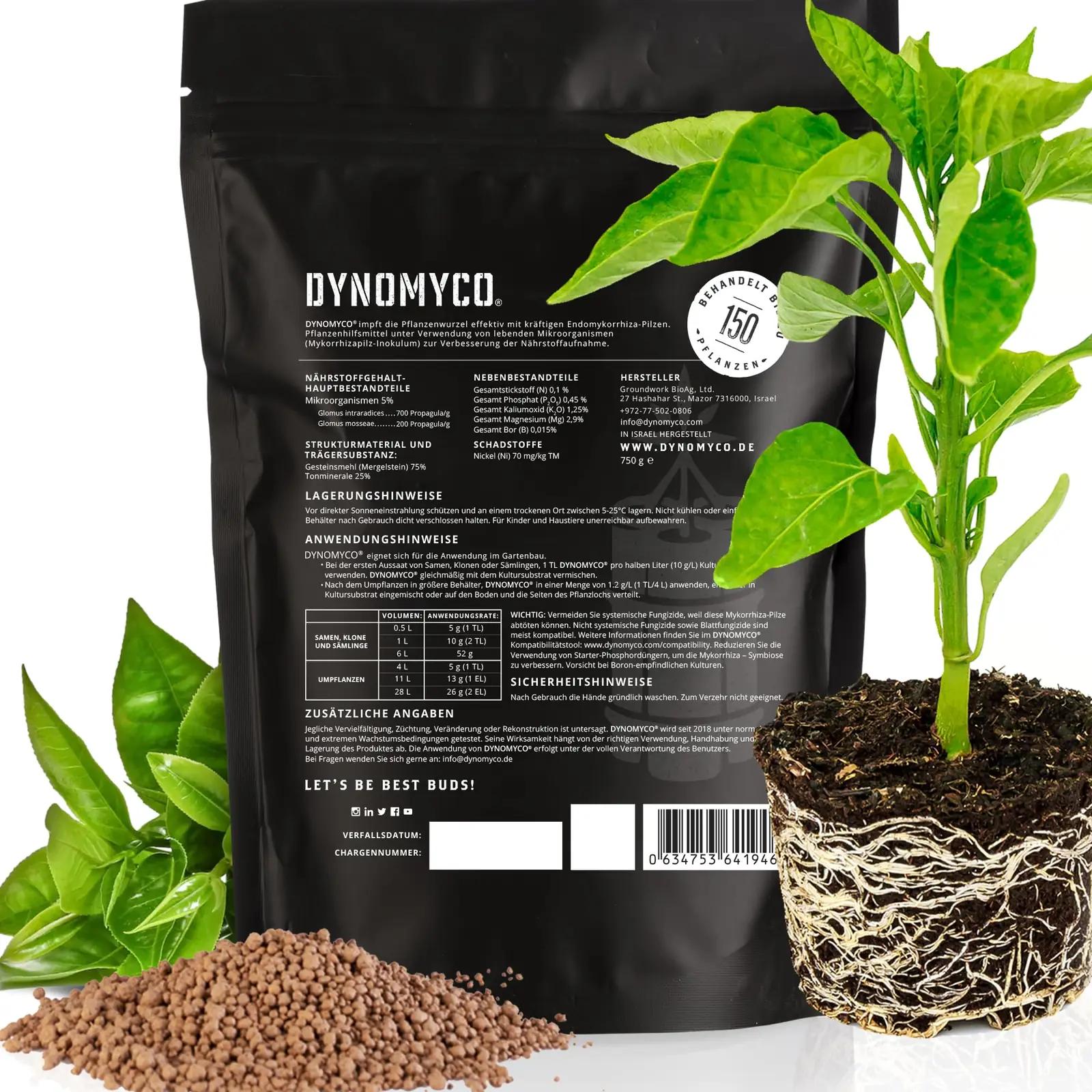 DYNOMYCO mykoriiza granulaat — rikastab mulda ja turgutab taimi – pilt 6