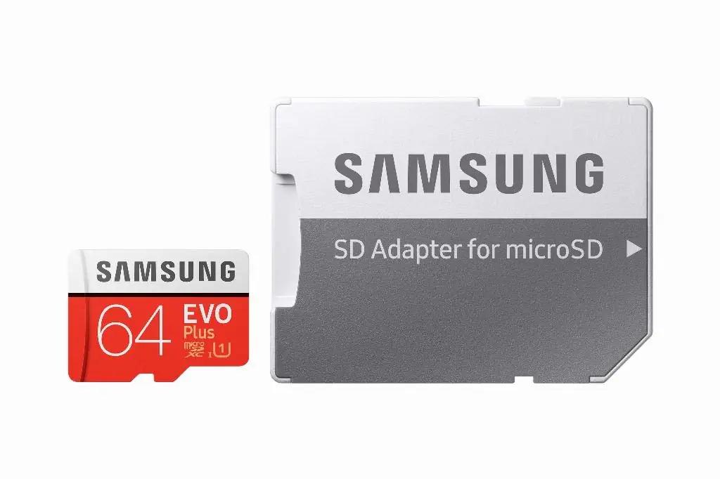 Samsung 64 GB microSDXC — kiire ja töökindel salvestus – detailne vaade