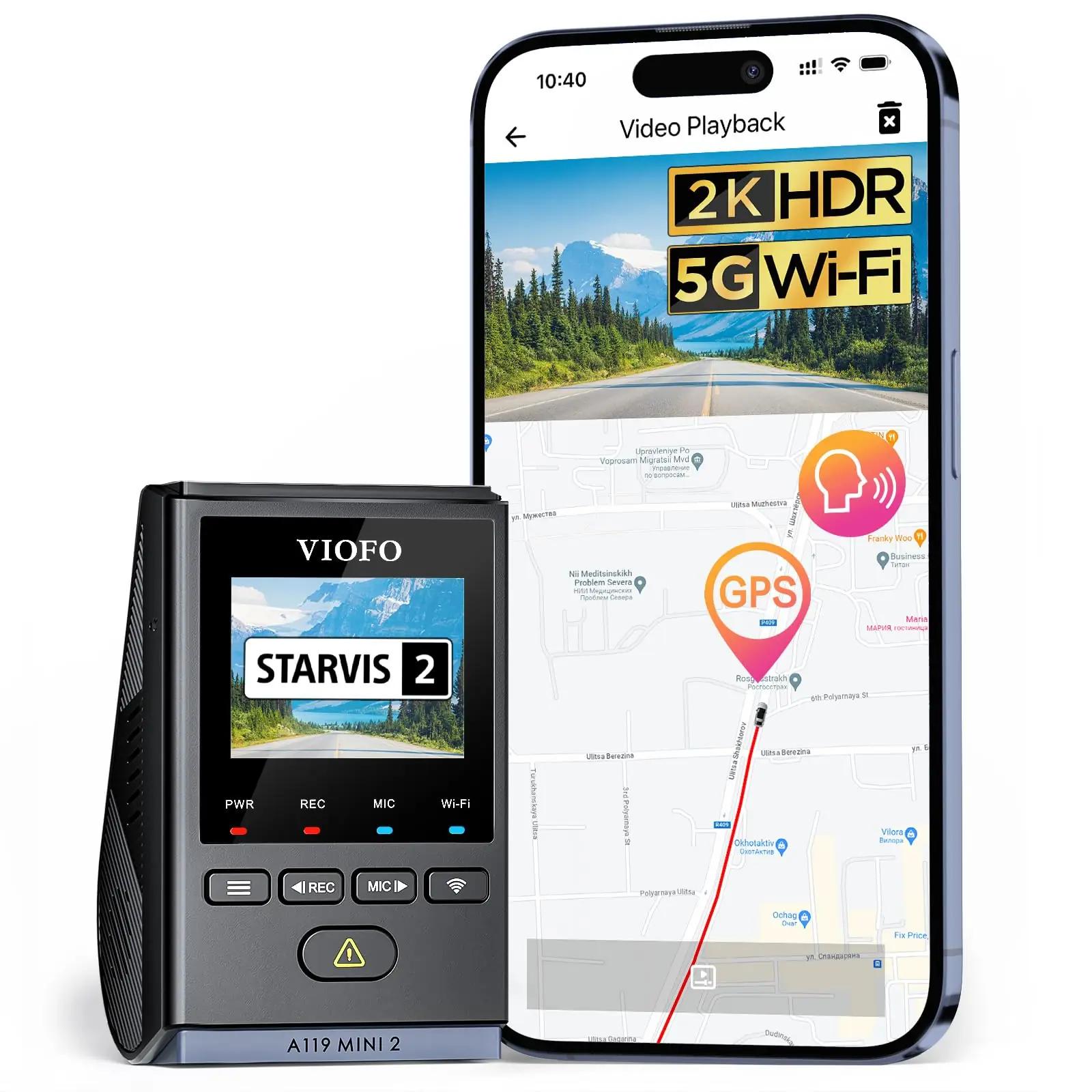 VIOFO A119 Mini 2 elektroonika ja foto – toote esivaade