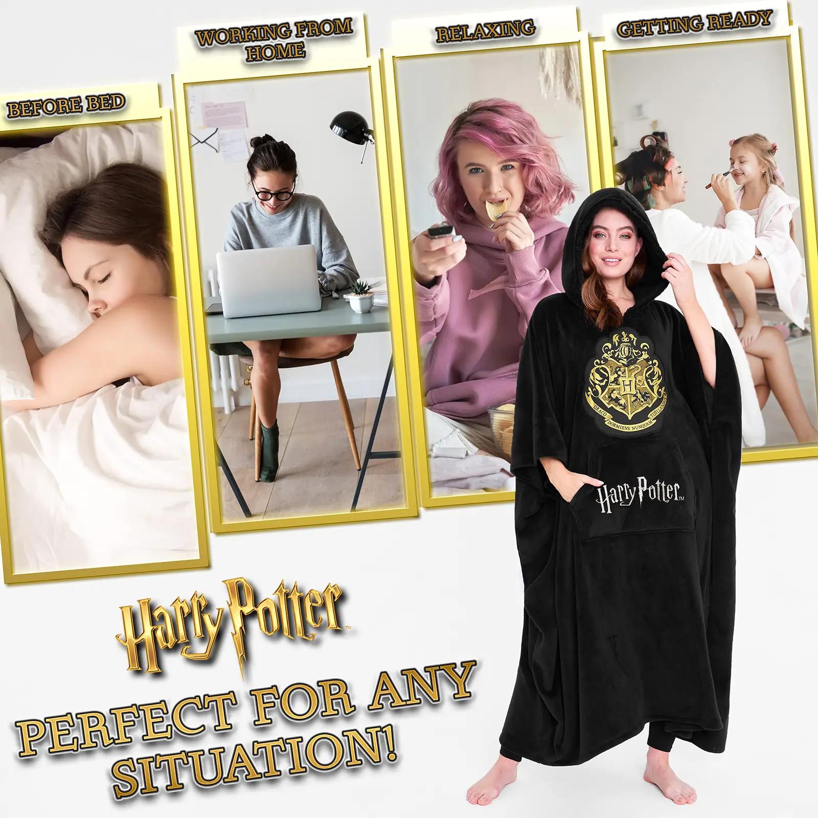 Harry Potter pehme oversized fliisist kapuutsiga tekk – lisavaade