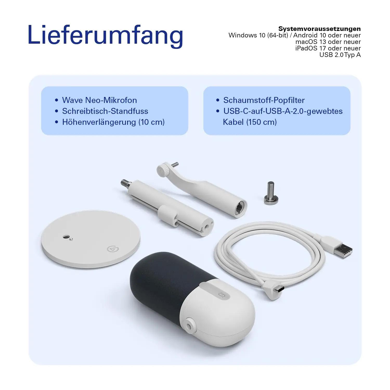 Elgato heli-USB mikrofon Wave Neo – selge hääle salvestus – pilt 9