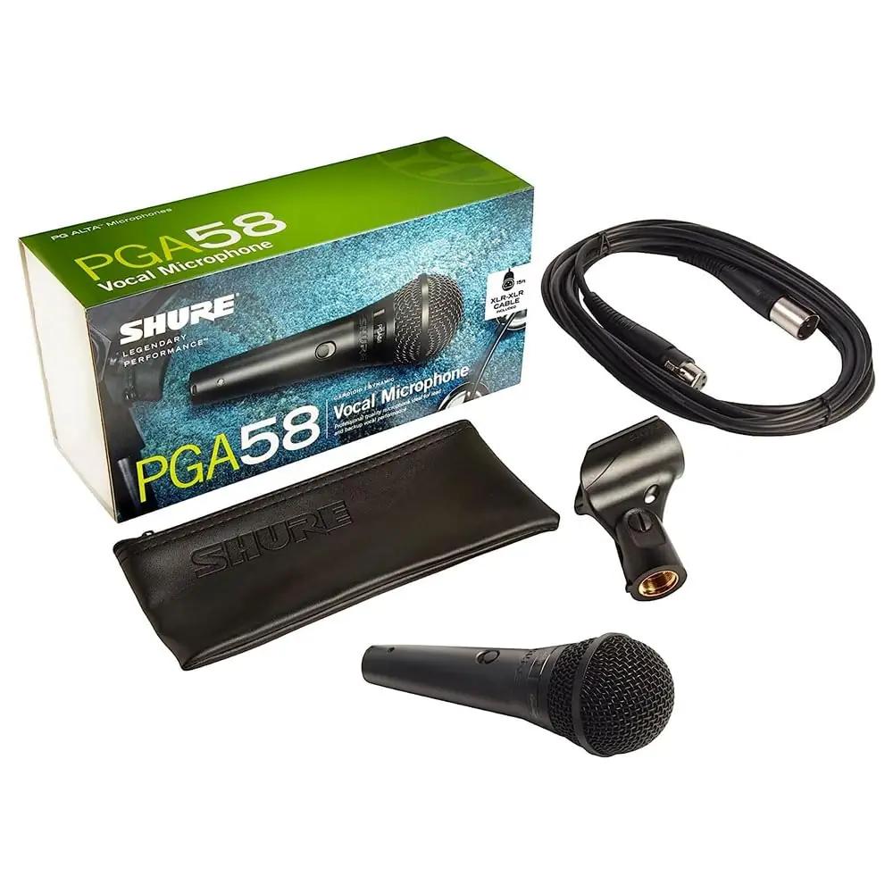 Shure PGA58-XLR muusikariistad ja dj varustus – detailne lähivaade
