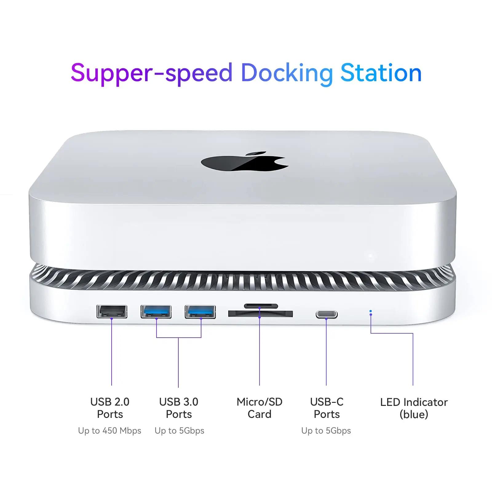 RayCue alumiiniumist Mac mini hub ja SSD-korpus — – pakend ja tarvikud