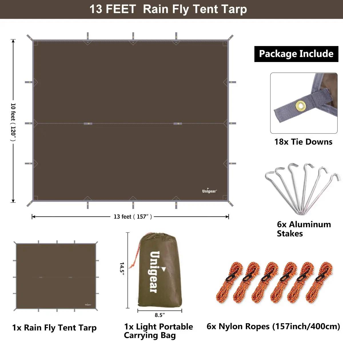 Unigear veekindel telgi- ja varjualuse tarp — kerge kaitse – pilt 6